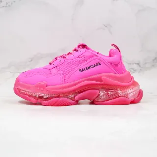 Balenciaga Triple S Pink zapatillas de suela gruesa