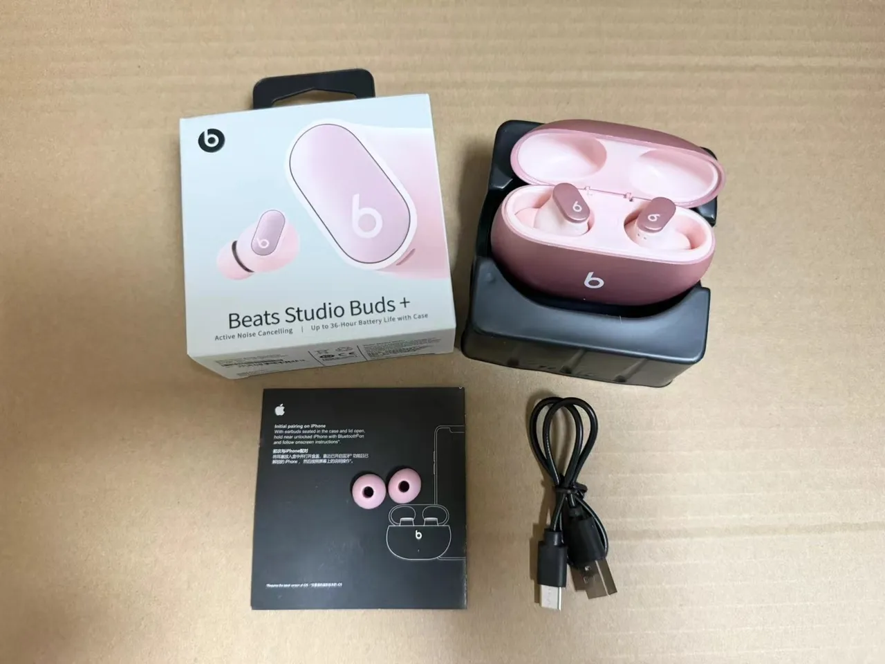 Beats Studio Buds+ Rose Gold Black White Silver TWS Earbuds 2