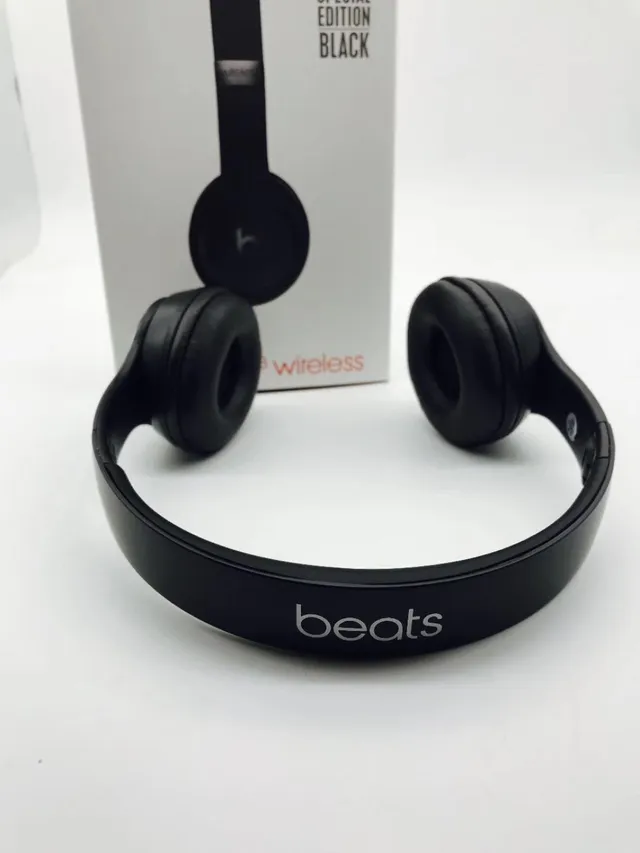 Beats Wireless Black Matte Finish Adjustable Headband Over-ear Headphones 5