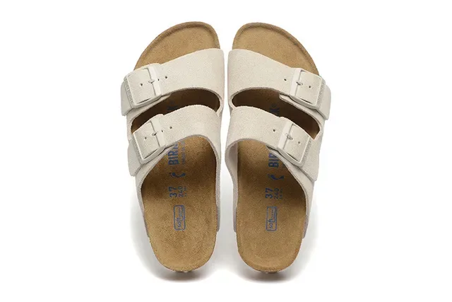 Birkenstock Arizona Beige Suede Casual Sandals 2