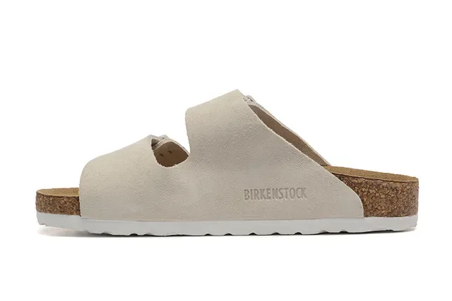 Birkenstock Arizona Beige Suede Casual Sandals 5