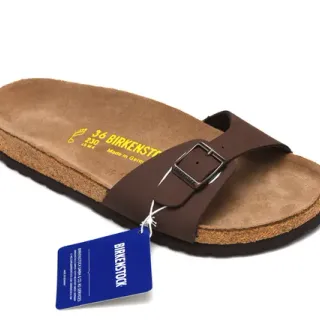 Birkenstock Arizona বাদামী সুয়েড ক্যাজুয়াল স্যান্ডেল