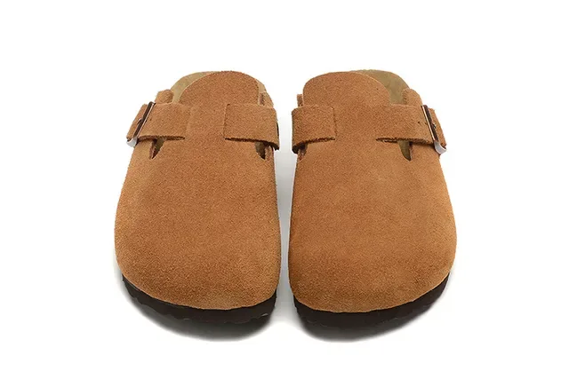 Birkenstock Arizona Brown Suede Upper Single-Buckle Strap Casual Shoes 3