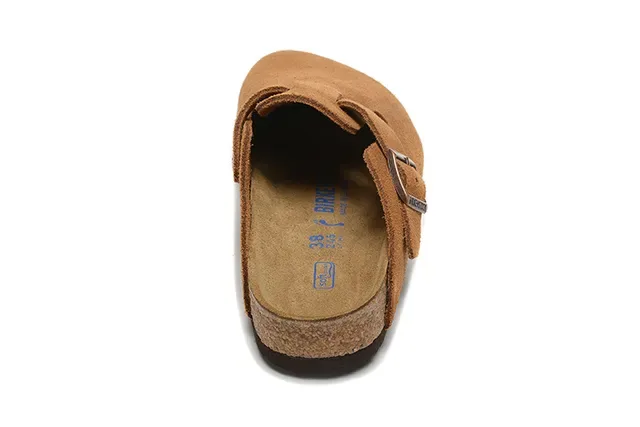 Birkenstock Arizona Brown Suede Upper Single-Buckle Strap Casual Shoes 4