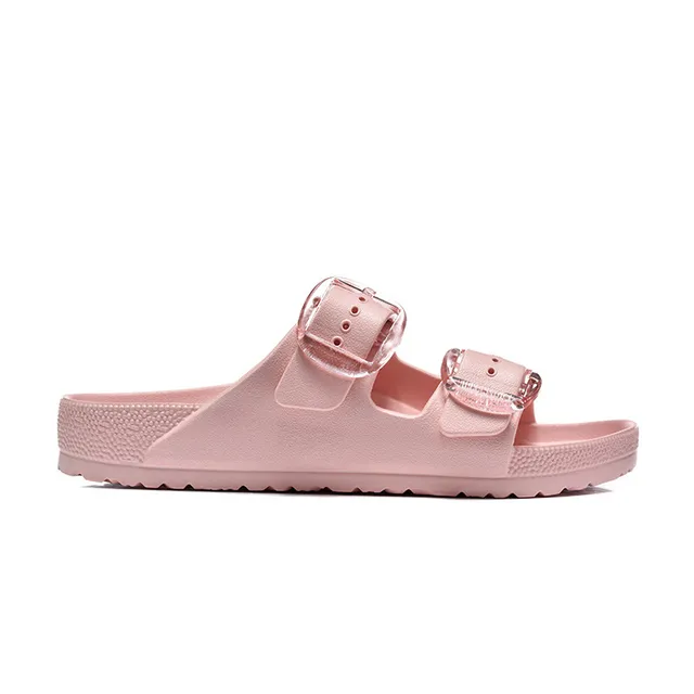 Birkenstock Arizona Sandales Casual à Double Sangle Rose 3