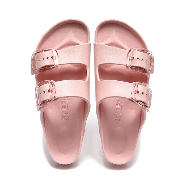 Birkenstock Arizona Sandales Casual à Double Sangle Rose 4