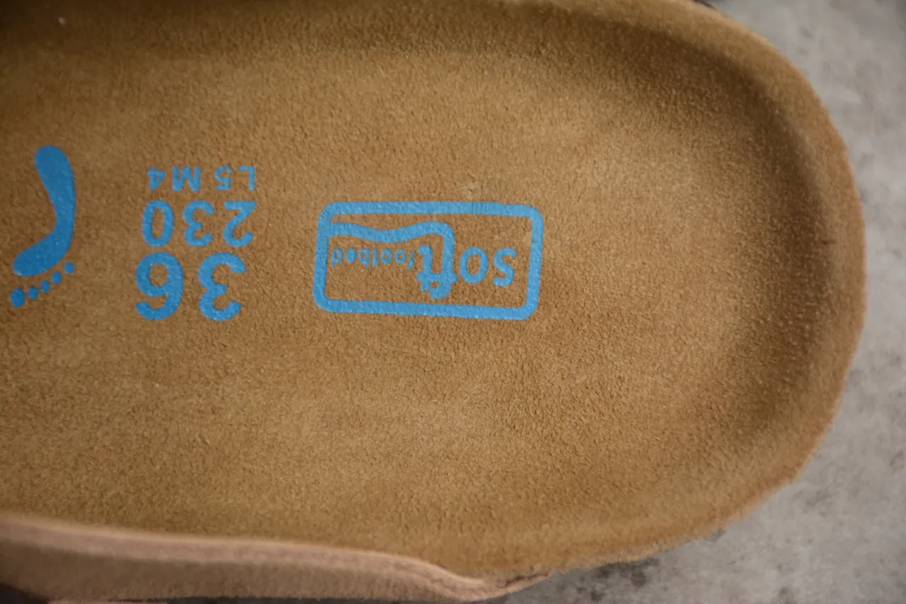Birkenstock Arizona नعाल بني فاتح من البيدي بإبزة واحدة 3