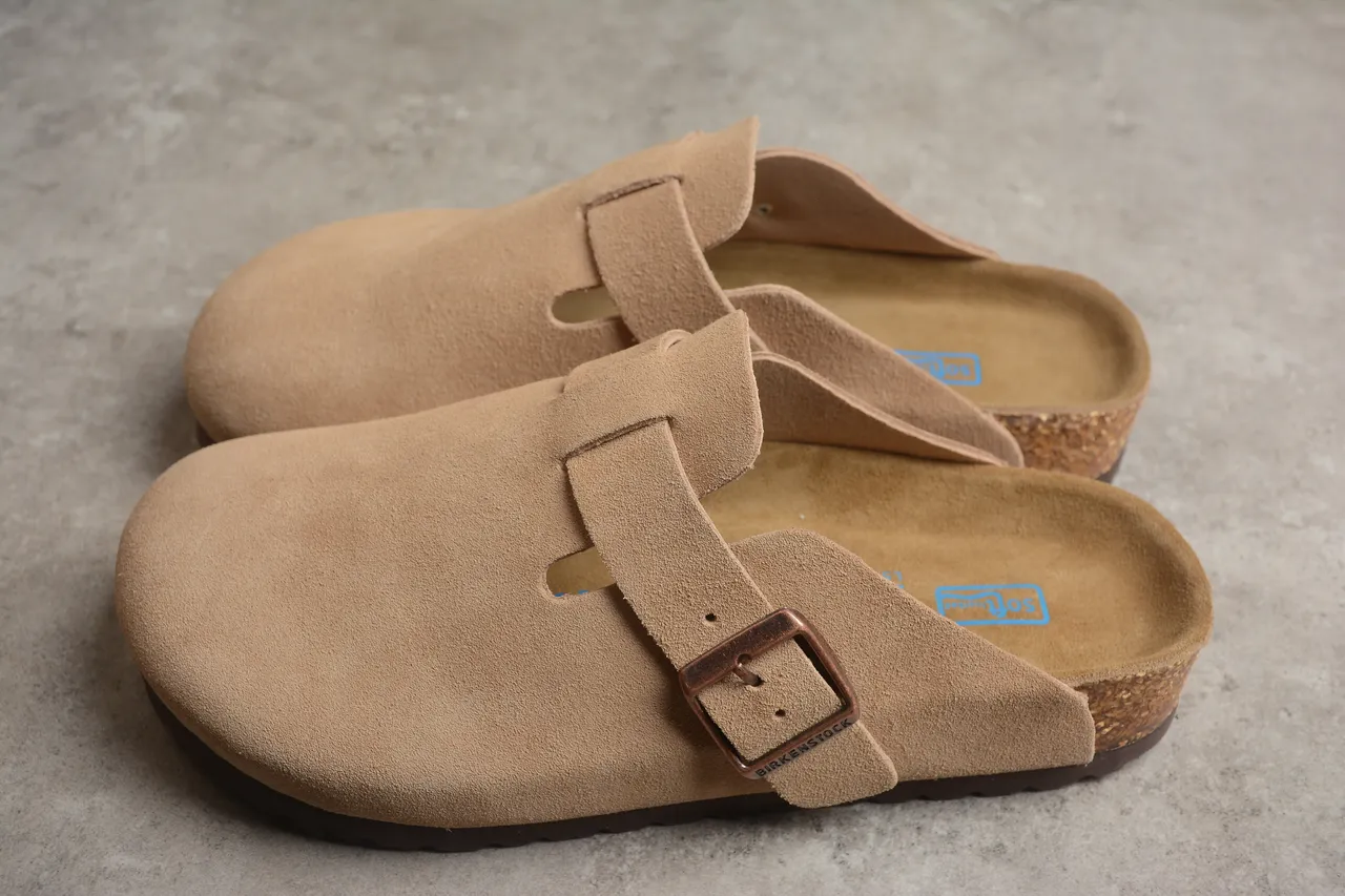 Birkenstock Arizona नعाल بني فاتح من البيدي بإبزة واحدة 8
