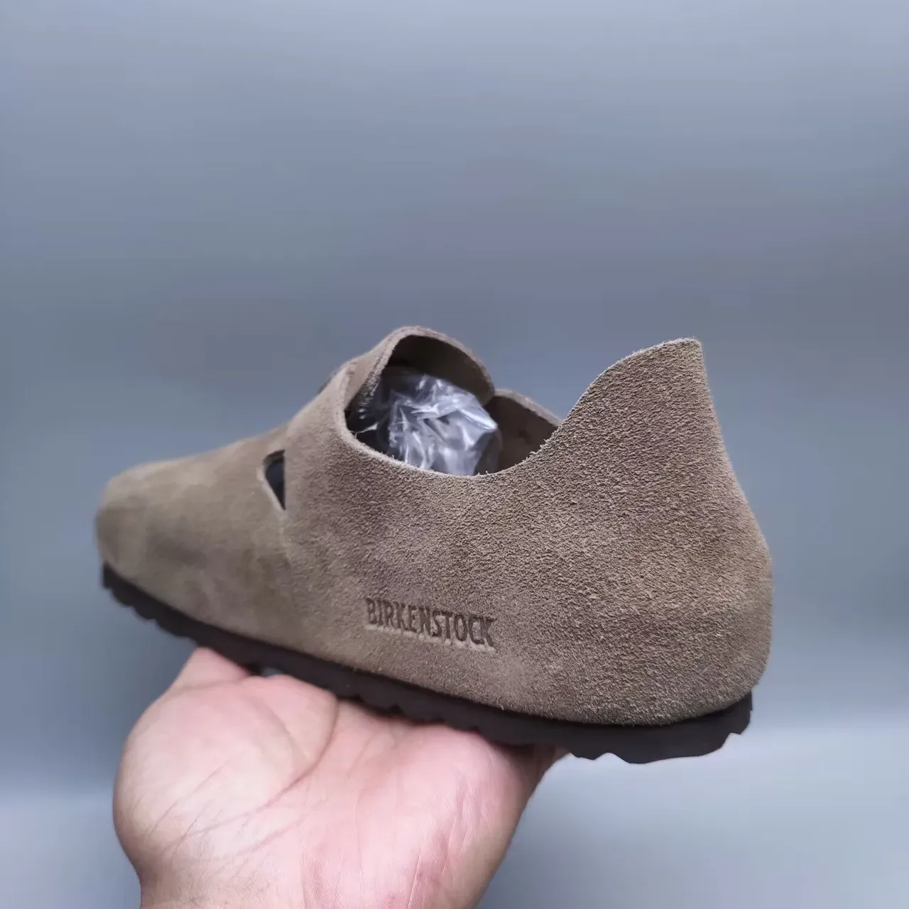Birkenstock Boston Brown Suede Upper Single Buckle Strap Casual Shoes 2