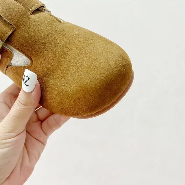 Birkenstock Boston Enfants Daim Doublé Mouton Loafers 9