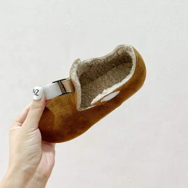 Birkenstock Boston Enfants Daim Doublé Mouton Loafers 10