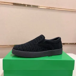 Bottega Veneta Cassette Loafer 黑色 编织麂皮 便鞋