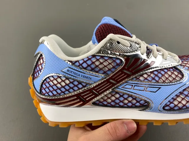 Bottega Veneta Cassette Malha e Jaula Sintética Tênis 3