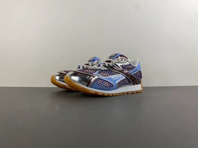 Bottega Veneta Cassette Malha e Jaula Sintética Tênis 10