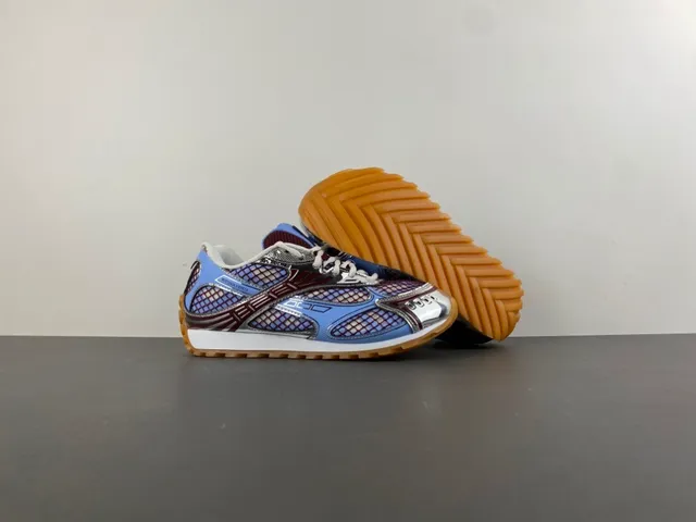 Bottega Veneta Cassette Malha e Jaula Sintética Tênis 12