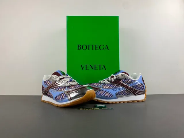 Bottega Veneta Cassette Malha e Jaula Sintética Tênis 13