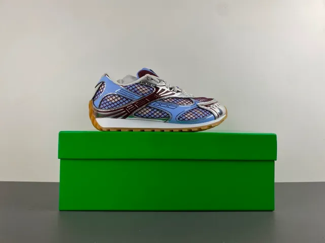Bottega Veneta Cassette Malha e Jaula Sintética Tênis 15