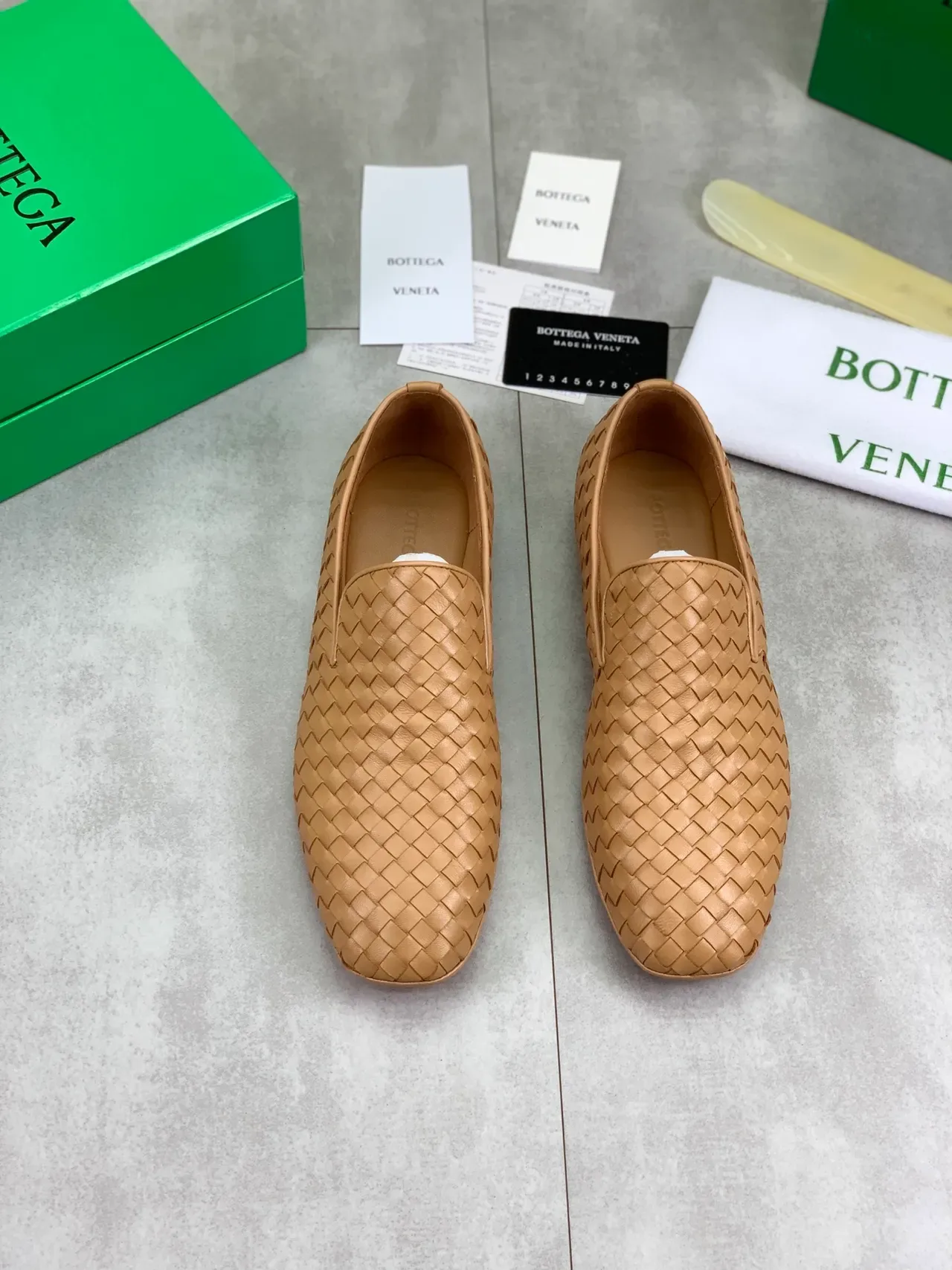 Bottega Veneta Mocassins Intrecciato Tissé Tan 5