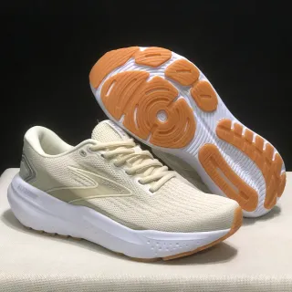 Brooks Glycerin Off-White and Gum Running Shoes