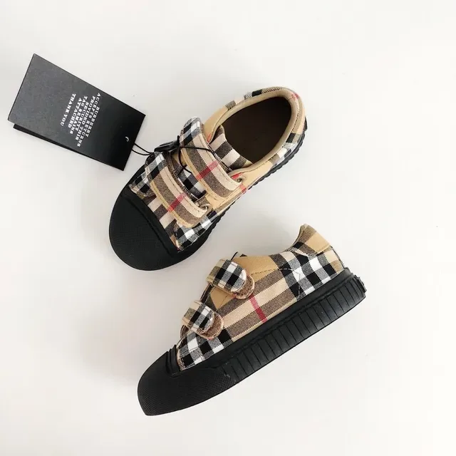 Burberry Check Strap Low-Top Lifestyle Sneakers 15