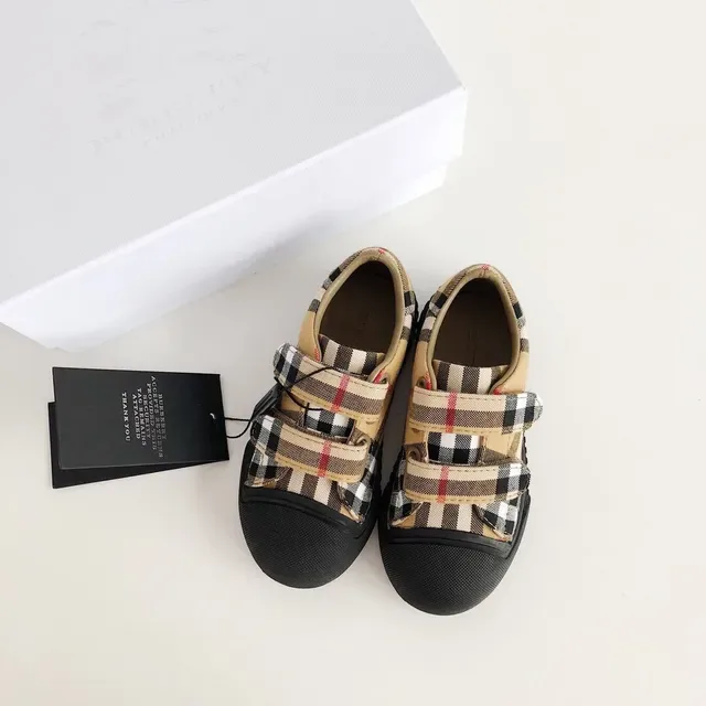 Burberry Check Strap Low-Top Lifestyle Sneakers 16