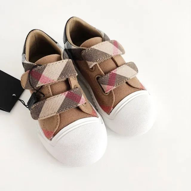 Burberry Check Strap Low-Top Lifestyle Sneakers 21
