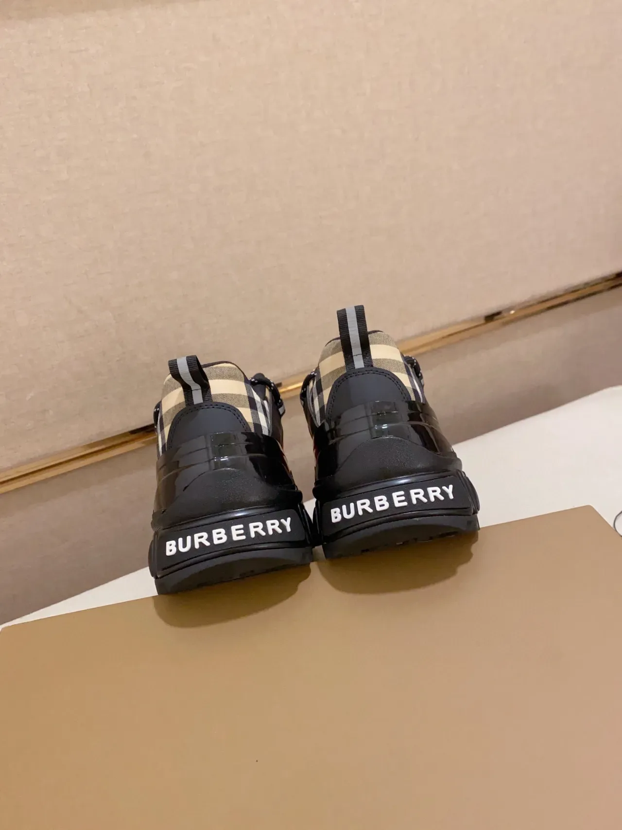 Burberry Chunky Sole Black Lifestyle Sneakers 2