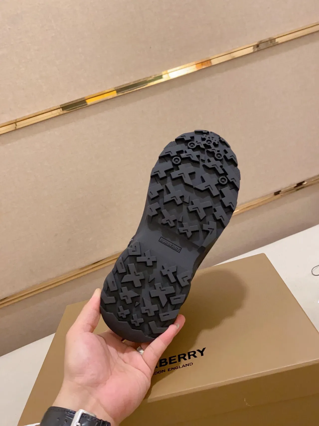 Burberry Chunky Sole Black Lifestyle Sneakers 3