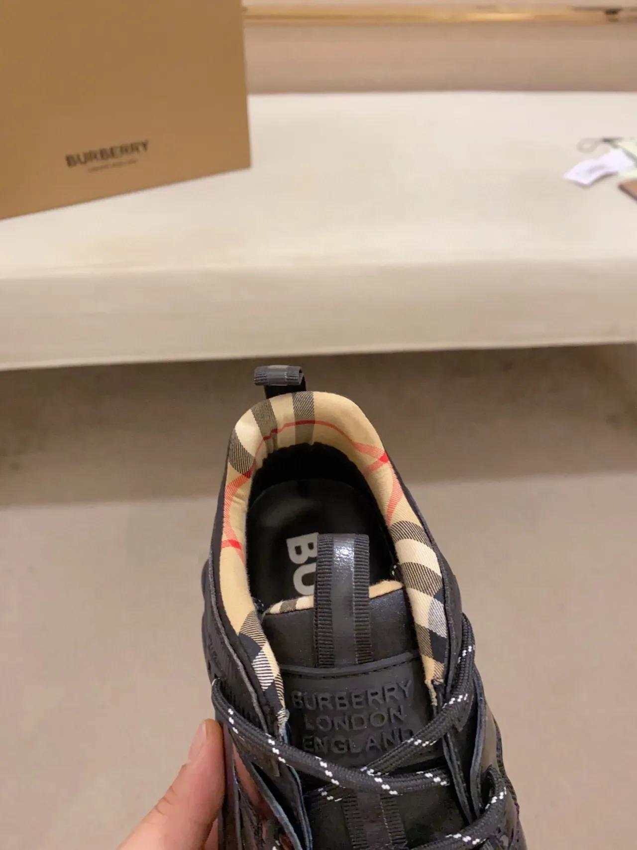 Burberry Chunky Sole Black Lifestyle Sneakers 8