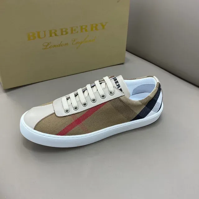 Burberry House Check Beige Rouge Noir Blanc Style de vie Chaussures lifestyle 5