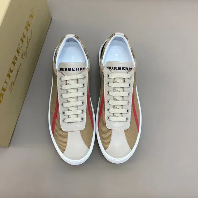 Burberry House Check Beige Rouge Noir Blanc Style de vie Chaussures lifestyle 9