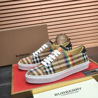 Burberry Knight Multicolor Plaid Lifestyle Sneakers