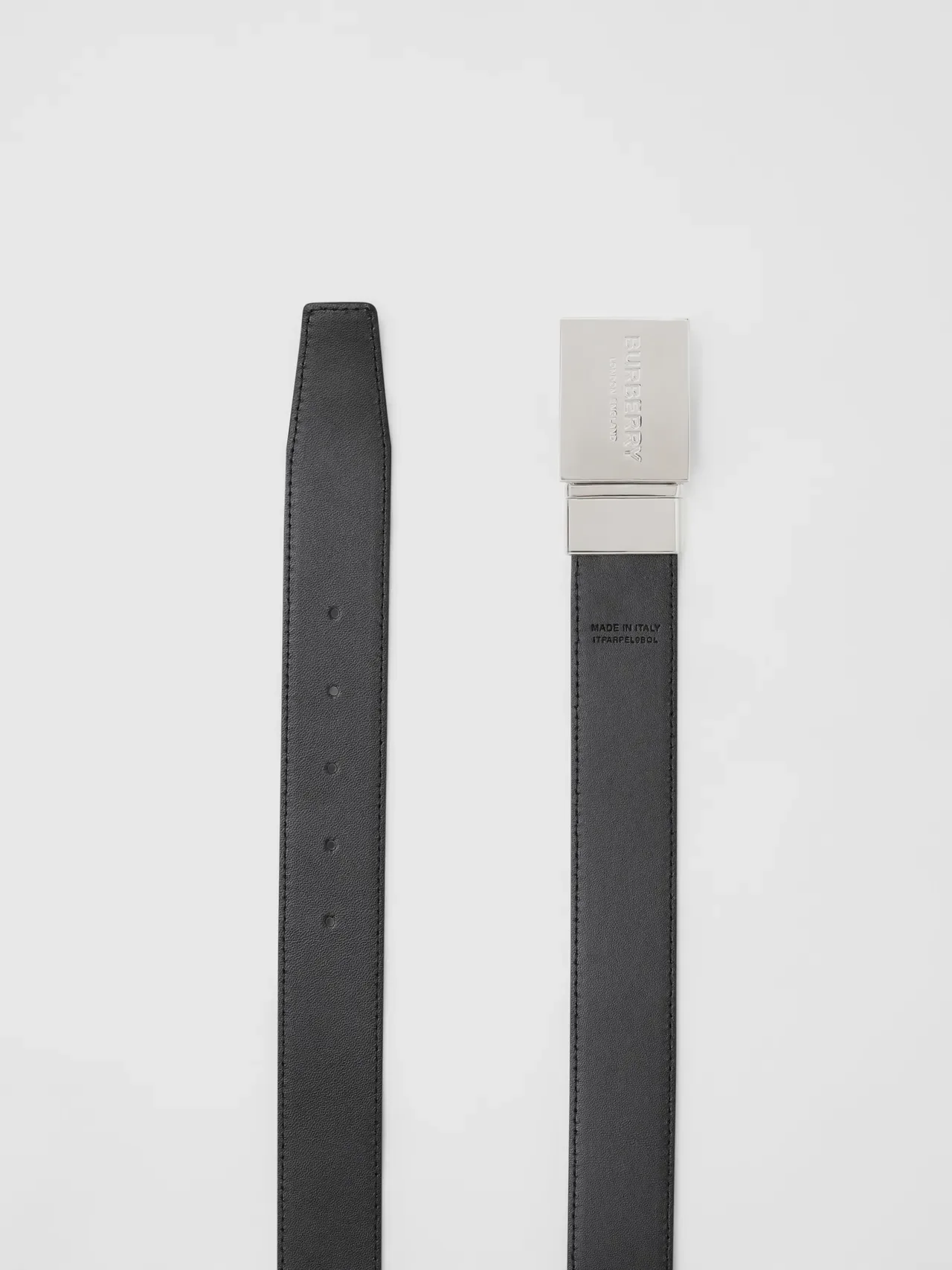Burberry Knight Reversible Textured Leather Belt 2