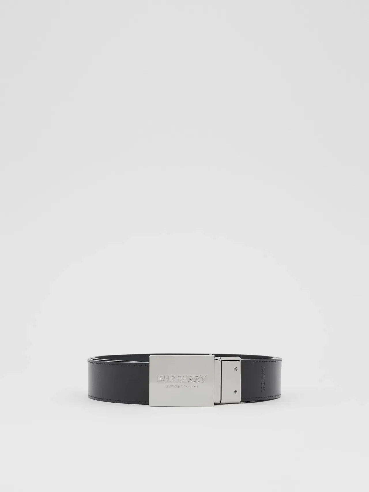 Burberry Knight Reversible Textured Leather Belt 9