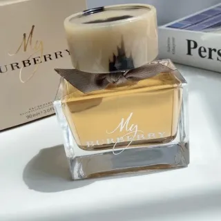 Burberry My Beige Gold Square-Cut Glass Bottle Cream Cap Perfume
