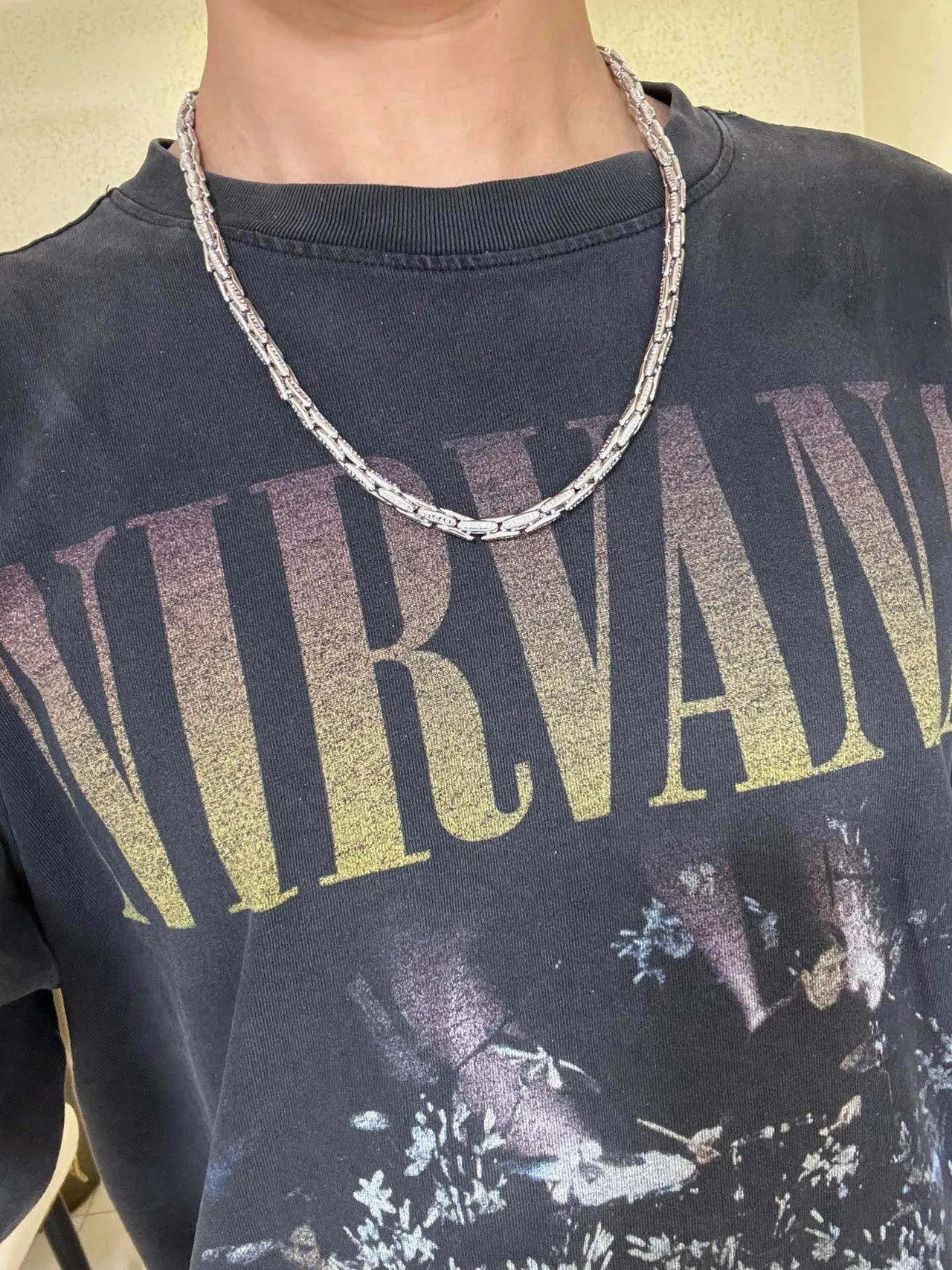 Bvlgari Collier Chaîne Articulée Pavé 7