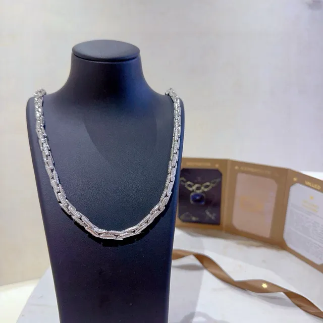 Bvlgari Collier Chaîne Articulée Pavé 2