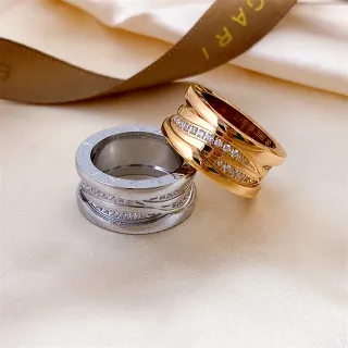Bvlgari B.zero1 Multi-Band Pavé Diamond Ring