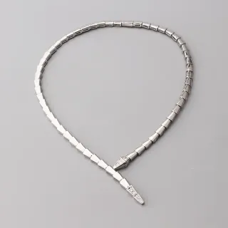 Bvlgari Serpenti Articulated Diamond-Pavé Snake Necklace
