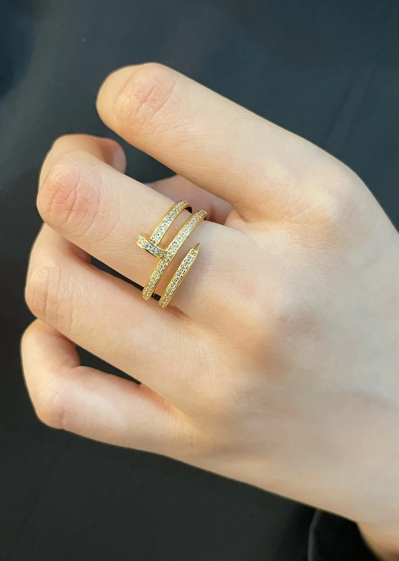 Cartier Juste un Clou Pavé Diamond Multi-Band Stackable Rings 7