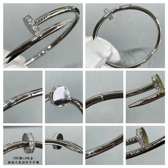 Pulseira Cartier Juste un Clou Pavé com Diamantes 3