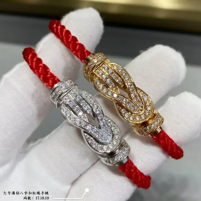 Bracelet Cartier Juste un Clou Or Rose Pavé-Set Double Nœud Motif 9