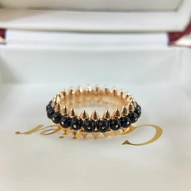 Cartier Juste un Clou Spiked Beaded Ring 2