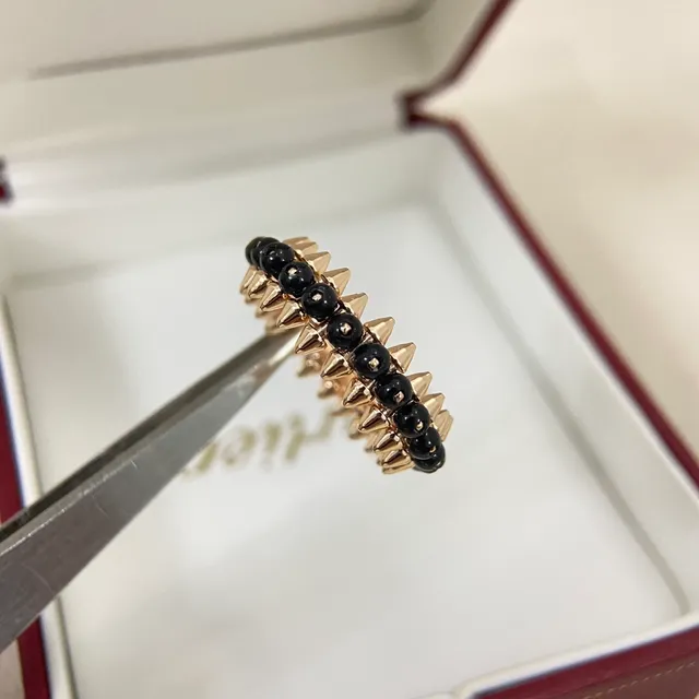 Cartier Juste un Clou Spiked Beaded Ring 3