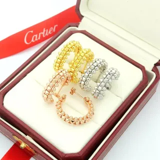 Cartier Juste un Clou Spiked Stud Hoop Earrings