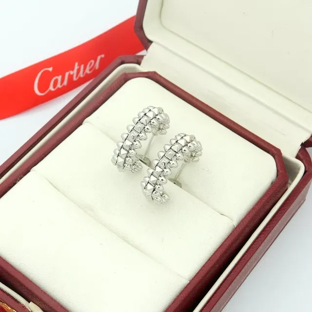 Cartier Juste un Clou أقراط حلقية مدببة 3