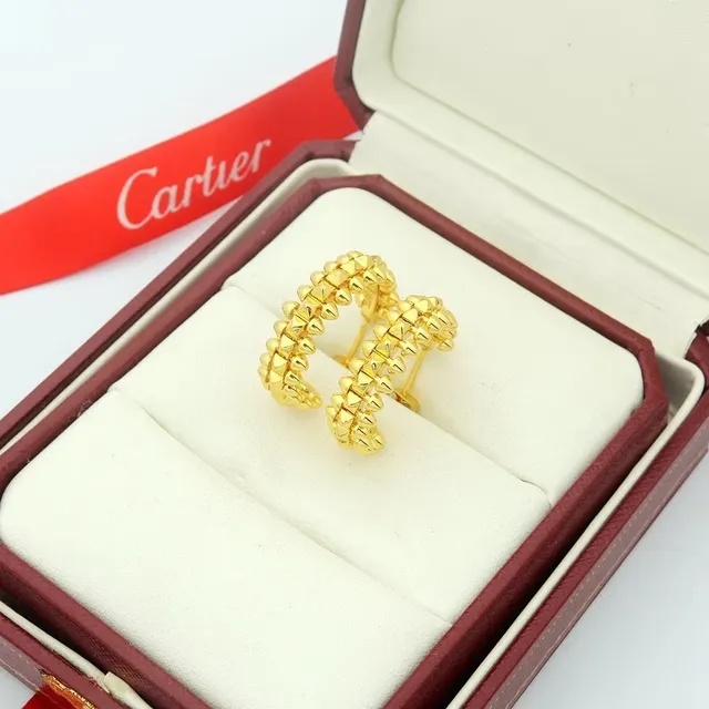 Cartier Juste un Clou أقراط حلقية مدببة 7