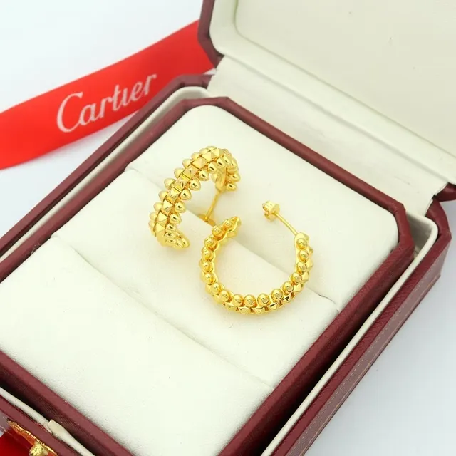 Cartier Juste un Clou أقراط حلقية مدببة 8