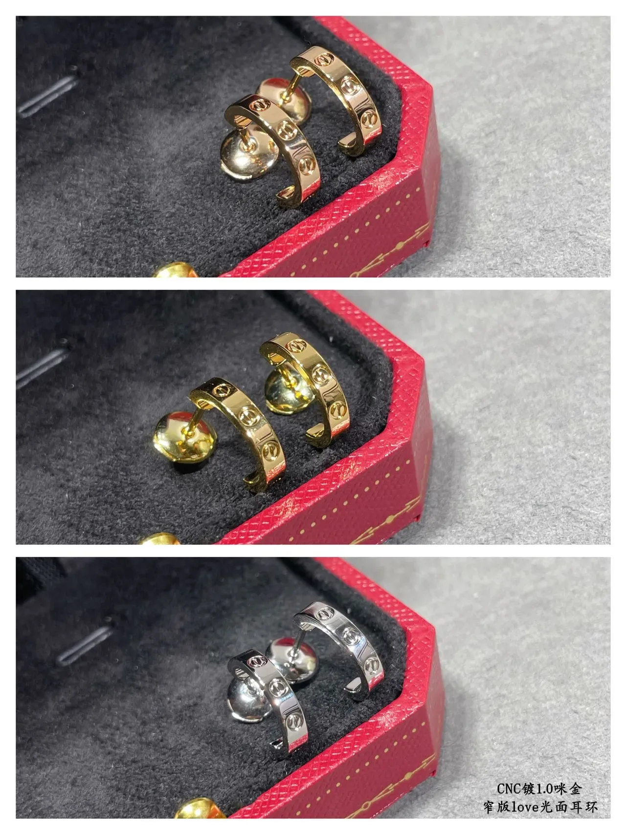 Cartier Love Aros finos polidos 2