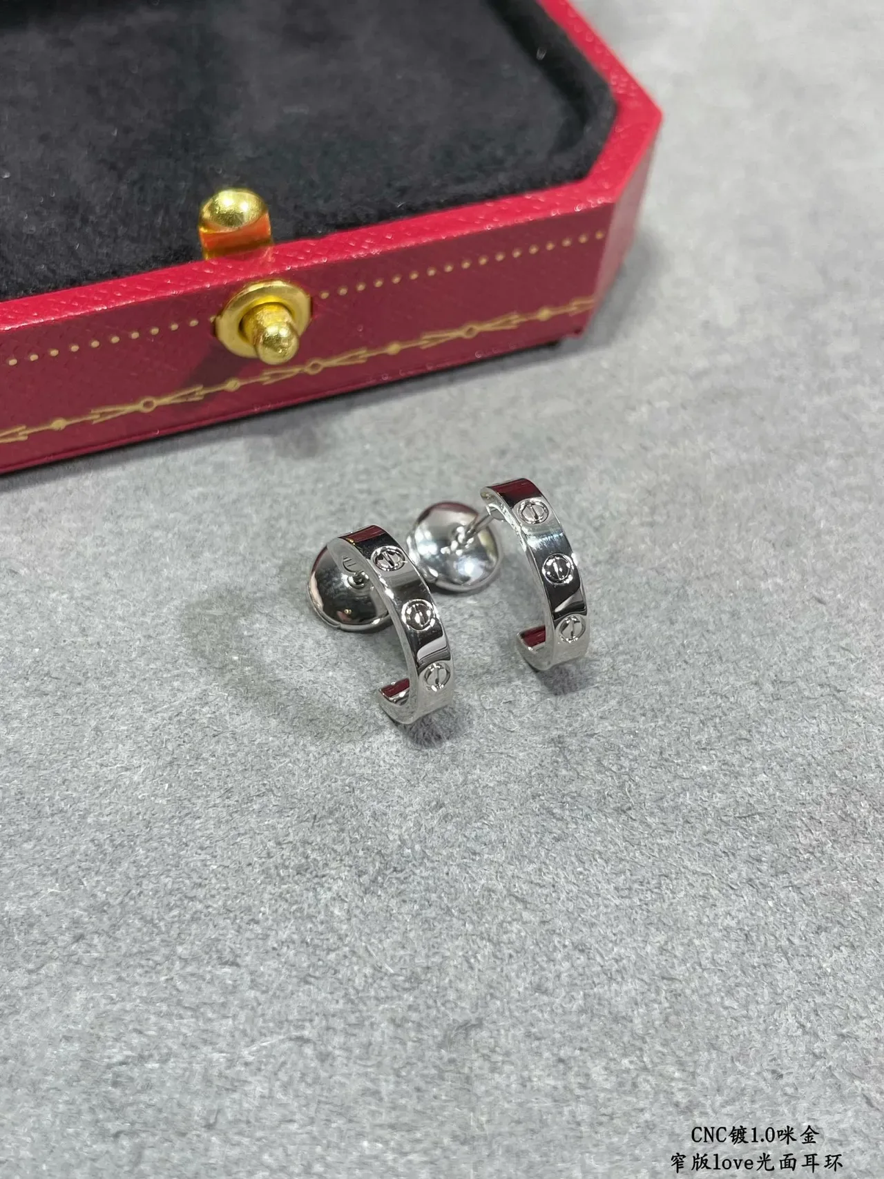 Cartier Love Aros finos polidos 3